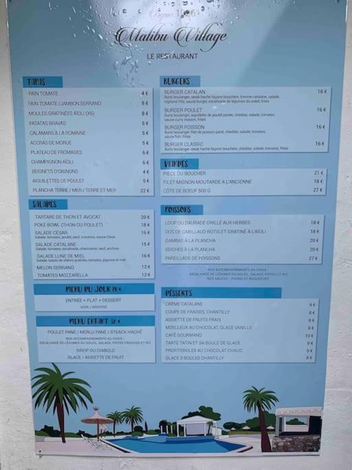 Appartement Cosy Confort Parking Clim Wifi Linge Acces Piscine Non Inclus Canet-en-Roussillon Buitenkant foto