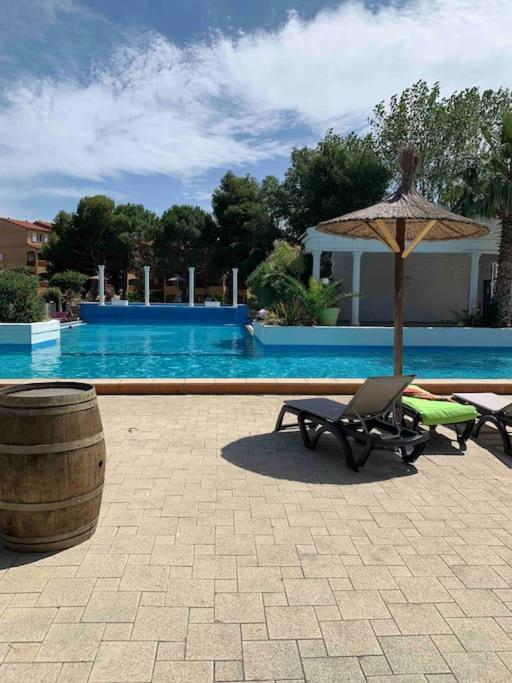 Appartement Cosy Confort Parking Clim Wifi Linge Acces Piscine Non Inclus Canet-en-Roussillon Buitenkant foto